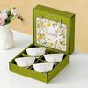 Yunxiyu Fresh Floral Ceramic Bowl Set