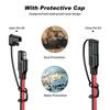 SAE Male To SAE Female Extension Cable Quick Disconnect 12AWG 30cm Waterproof Solar Panel Extension Cable for Car RV Battery
