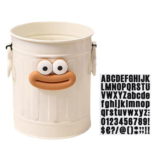 Cartoon Pen Holder Retro Sausage Mouth Bucket Plastic Pen Holder Large Capacity Desk Organizer for Stationery Makeup Brushes