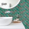 Cover Wall Defects Stickers Self-Adhesive PVC Tile Stickers, Waterproof Mosaic Pattern Decals for Kitchen Bathroom Renovation Supplies Home