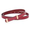 Genuine Leather Womens Belt For Jeans Dress And Pants With Square Buckle For Outdoor Casual Wear