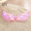 Realistic Angel Wings for Photography LED Light Up Feather Costume Kids, Cupid Parties Glowing Fairy Wings, Halloween Cosplay Party Performance Props