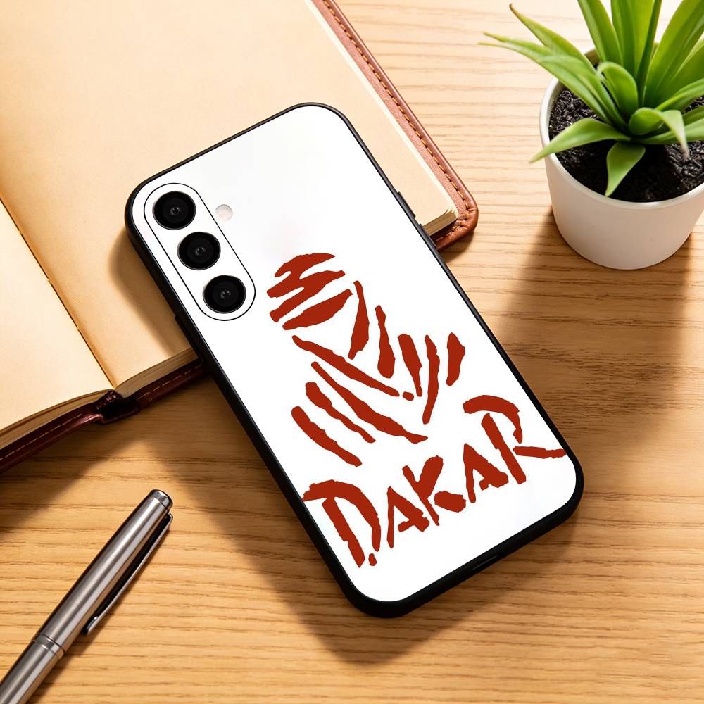 

R-rally D-dakar logo Phone Case Black Silicone Soft For Samsung Galaxy A73,A72,A71,A70,A53,A52,A51 Samsung a13 5g