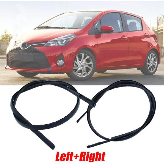 2Pcs Roof Drip Moulding Side Finish Strip Front Left Driver and Right Passenger Side Fits for Toyota Yaris Hatchback 2014 2015 2016 2017 2018