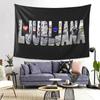 Ljublijana Robbov Vodnjak Fountain Mestni Trg Plaza Tapestry Wall Hanging Aesthetic Home Decoration Tapestries for Dorm Room
