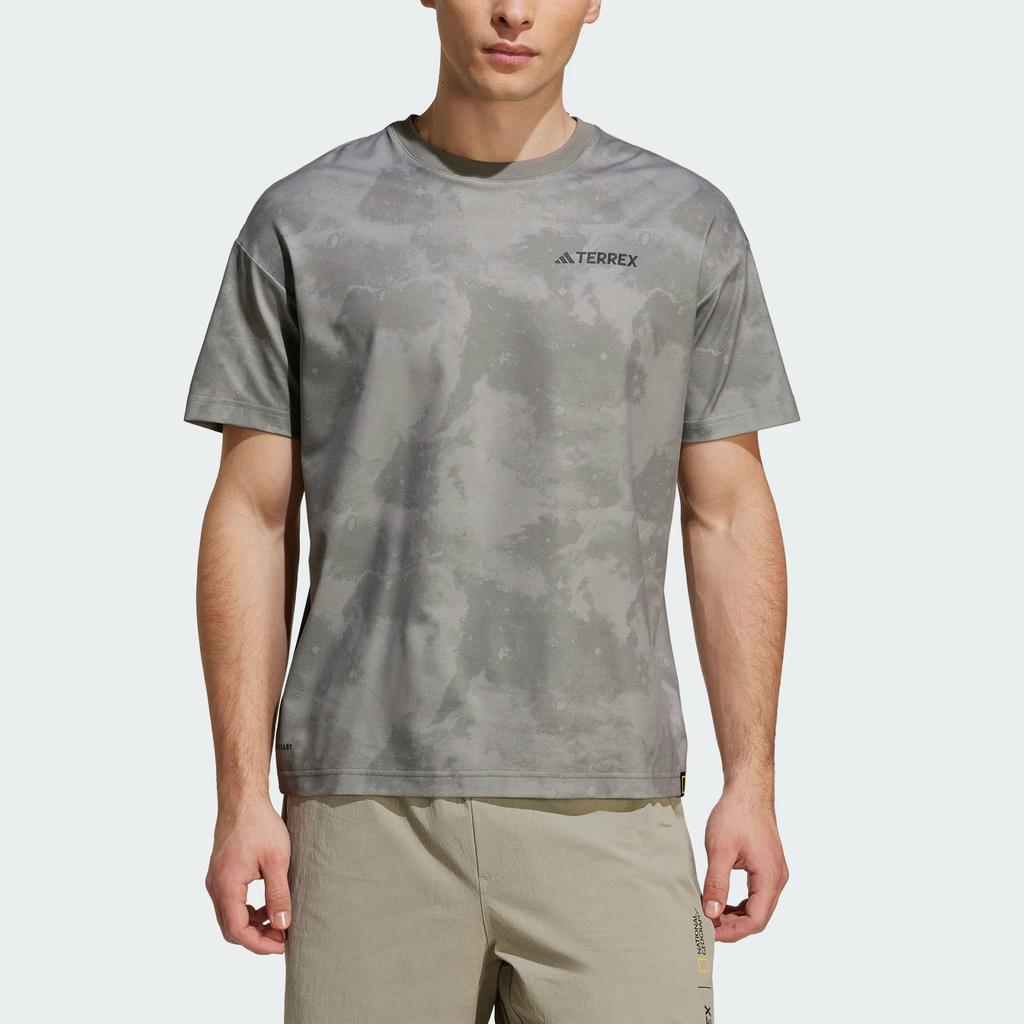 adidas X National Geographic Collaboration Disney AEROREADY UF Outdoor Quick-Dry Round Neck Short Sleeve T-Shirt Unisex Tops JD5958