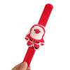 Snowman Santa Wristband With Clap Circle Elk Slap Bracelets  Christmas Gifts