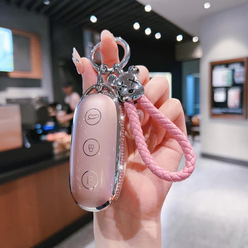Li Auto Key Case for 2024 Models: L9, L8, L7, L6, One - Unisex Lock Keyring