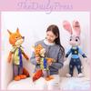 Zootopia Judy Hopps Nick Wilde Plush Toy Cute Cartoon Girl Holiday Doll Gift