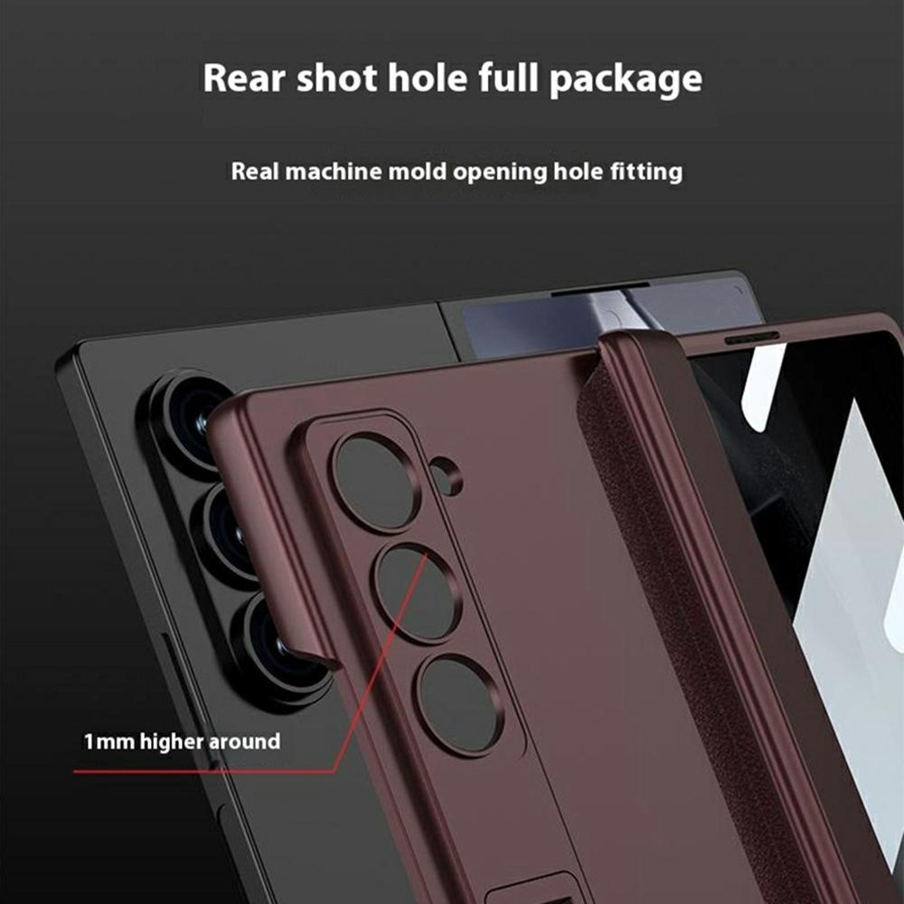 GKK For Samsung Galaxy Z Fold6 5G Case Magnetic Hinge Hard PC Phone Cover with Privacy Screen Film
