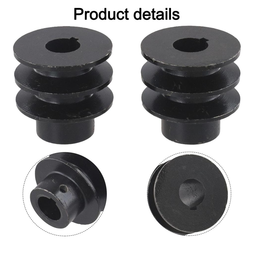 Engine Maintenance A-type V-belt Pulley Double Groove Pulley For Engines Engine Performance Pulley Dual Roller Design