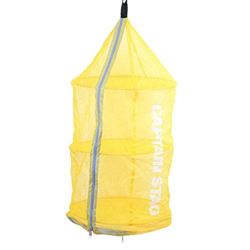 Captain Stag UM-1905 Drying Rack, Pop-up, Drying Net, Foldable, Orange