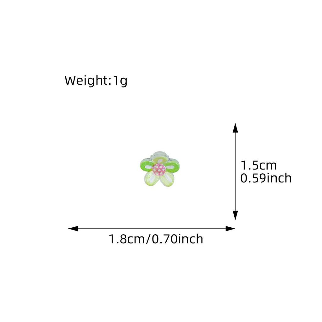 Bofeiya Mini Colorful Flower Hair Clips for Children - Girls' Hair Accessories