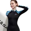 Women Full Body Swimsuit Rash Guard Lycra Thin Wetsuit One Piece Swimwear Zipper Long Sleeve Diving Skin Beachwears Sun Protect