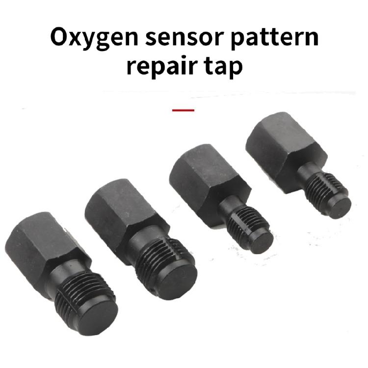 2Pcs Oxygen Sensory Wrench Kit Thread Chaser Tool Carbon Steel Thread Chaser 18x1.5mm 12x1.5mm Thread Chaser