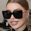 Trend Oversized Square Fashion Glasses,Girls Boys Stylish Sunglasses,for Party, Hiking, Trekking,Shopping