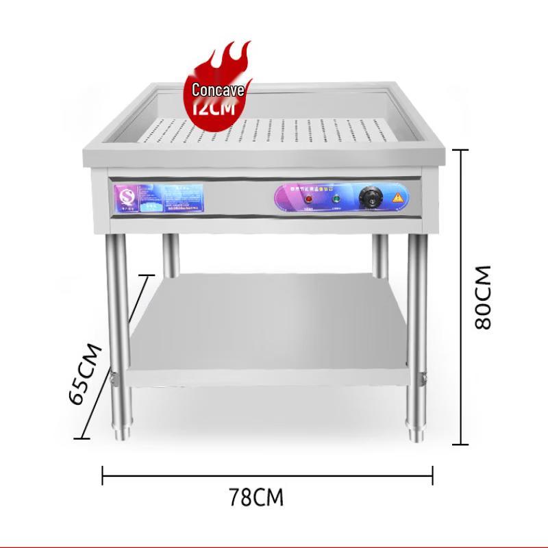 OLOEY Heated Buffet Food Display Cabinet