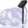 Outdoor Solar LED Rainbow Tube String Lights for Courtyard and Christmas Decor