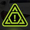 Reflective Sticker for Helmet, Bicycle Reflective Stickers, Anti-collision Warning Strip Decal Protective Sticker for