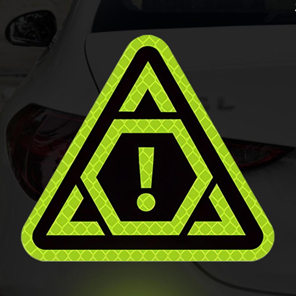 Reflective Sticker for Helmet, Bicycle Reflective Stickers, Anti-collision Warning Strip Decal Protective Sticker for