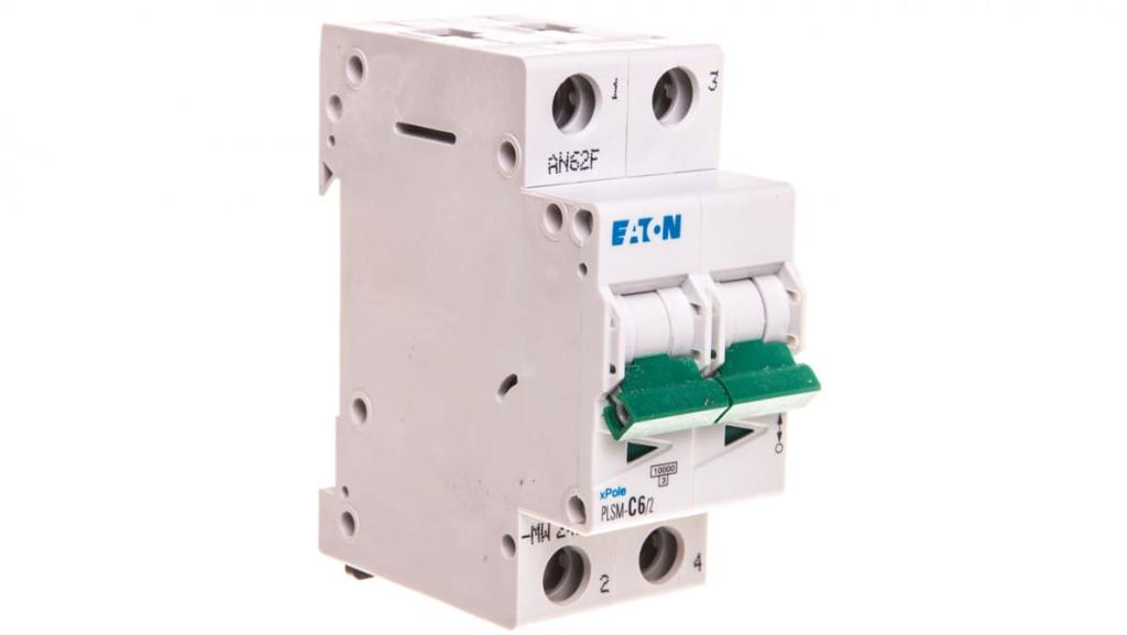 Circuit Breaker 2P C 6A 10Ka Ac Plsm-C6/2-Mw 242399