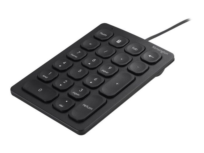 Pavé numérique - kensington - usb-a - 21 touches - 4 raccourcis - silencieux