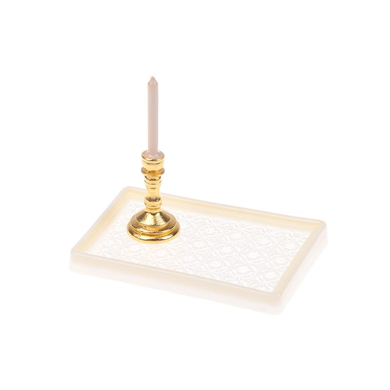 

1/12 кукольный домик имитация подноса свечей модель кукольный домик мини мебель украшения игрушка кукольный домик гостиная украшения as the picture