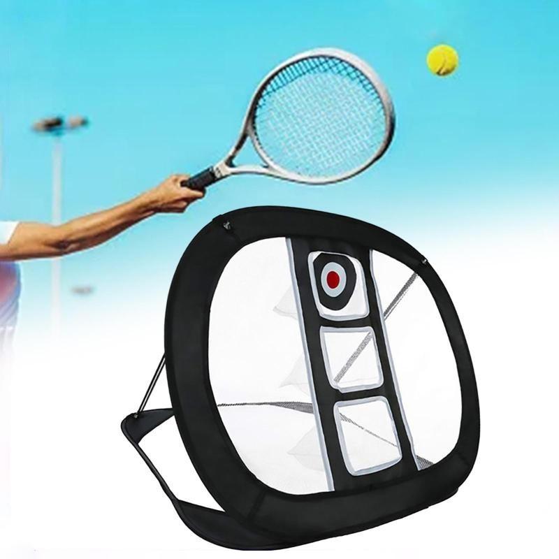 Golf Practice Net Golf Chipping Net Swing Trainer Pop Up Indoor Outdoor Chipping Pitching Cages Mats Portable Easy Folding