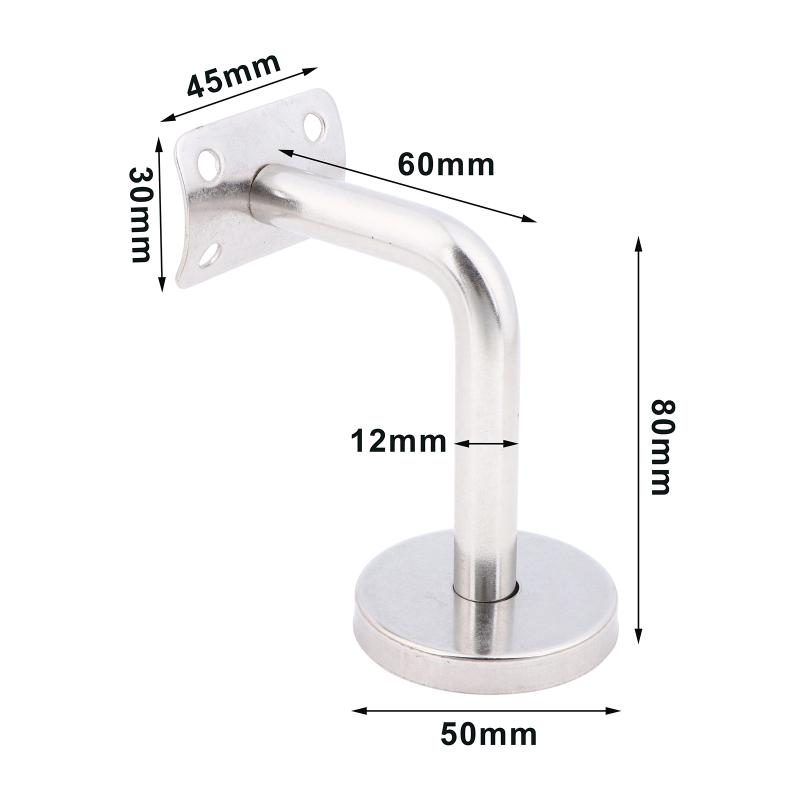 Stainless Steel Handrail Bracket for Strong Support In Indoor Stair Rails