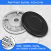 Metal 4 piece of stove burner cover replacement kit heat-resistant gas stove burner cover suitable for various gas stoves