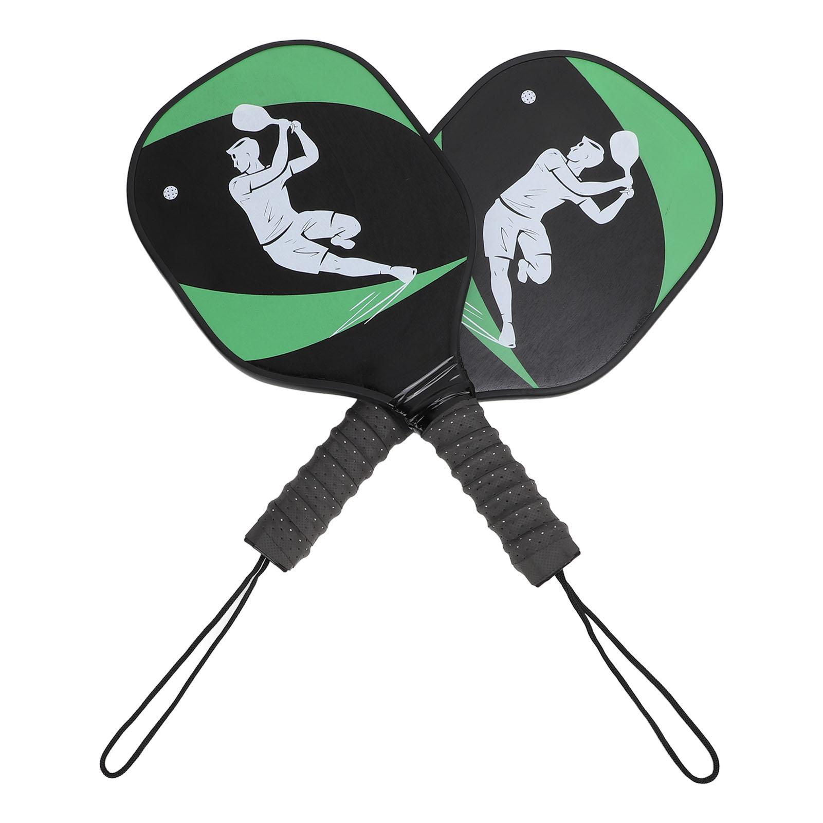 

Ball Paddle Portable Lightweight Comfortable Grip Anti Slip Handle Wood Ball Racket with Storage