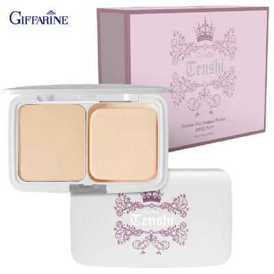 Tenshi Hydratační kompaktní pudr SPF20 PA++, Ultra lehký, hladký a průsvitný podkladový pudr s UVA a UVB, 14 g 23111-23112