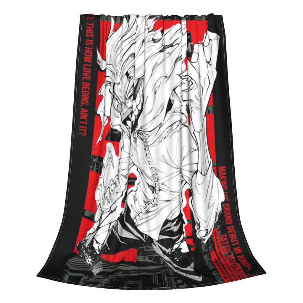 DanDaDan Ken Takakura Okarun Blanket Super Soft Cozy Manga Anime Throw Blankets for Bed 50x60 Inch Multi-size Bedspreads