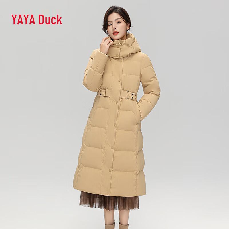 

Yaya Women s Mid-Length Hooded Winter Ski Down Jacket M