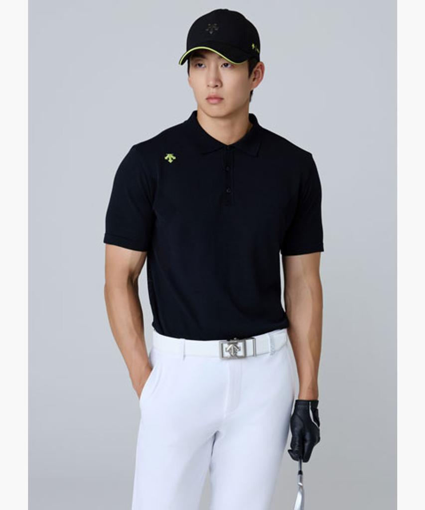 DESCENTE GOLF Men'S Hole-In-One Pack Collared Short Sleeve Sweater (Dq32Mfkp7A)