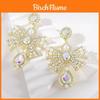 Alloy Butterfly Bow Earrings For Women With Retro Vintage Style Seasonal Accessory