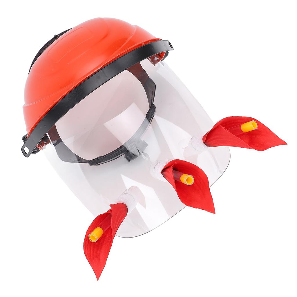 Wearable Hummingbird Feeder Plastic Clear Vision Portable Bird Feeder Helmet for Outdoor
