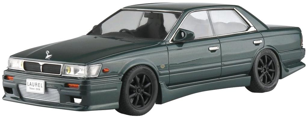 AOSHIMA Vyladěná řada vozů Nissan HC33 Laurel 1991 Aero Custom Plast Model 1/24 č.83