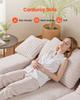 Chaise Longue Double Surdimensionnée 210 cm, Canapé Modulable en Velours Côtelé, Canapé Loveseat Confortable à Assise Profonde avec Coussins Souples et Coussins Décoratifs pour Salon