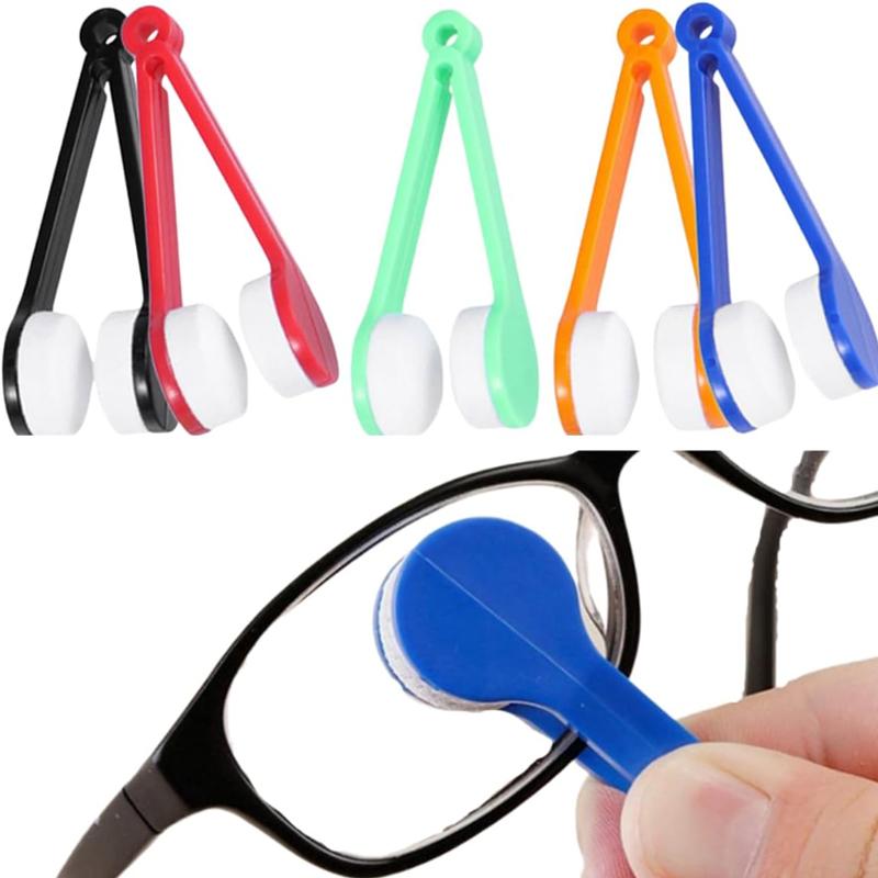 

Creative Glasses Brush Two-side Microfiber Spectacles Cleaner Brush Cleaning Tool Microfiber Glasses Eyeglasses Cleaning Clip