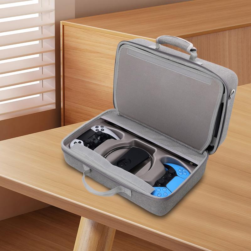 Hard Shell Carrying Case Protective Case for PS5 Slim for PS5 Slim Console Controllers and Other for Playstation 5 Slim Console