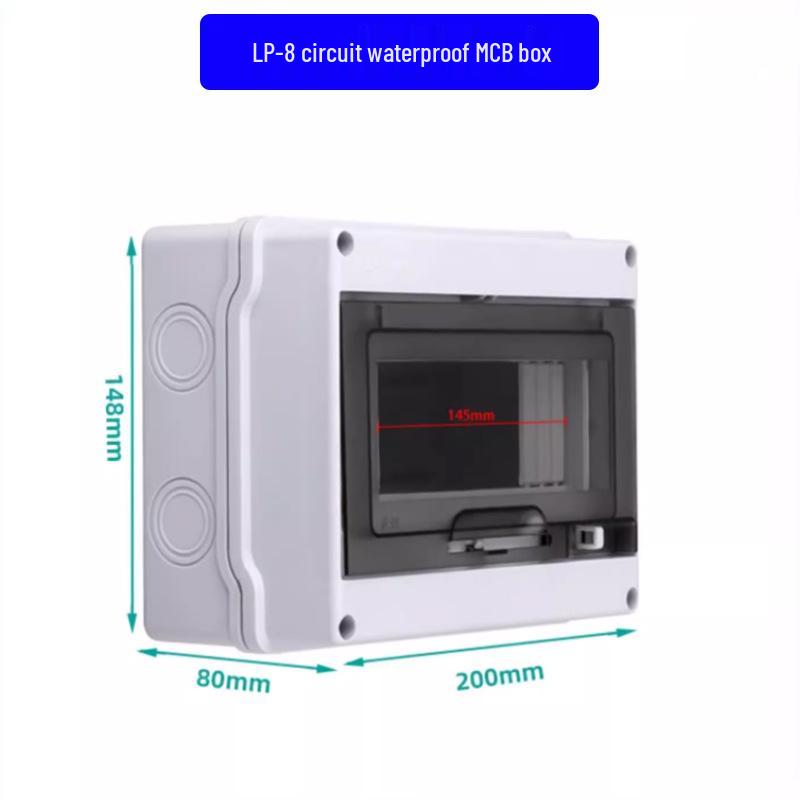 PZ30 Aufputz Wasserdichter Kunststoff MCB Kasten mit Fehlerstromschutz