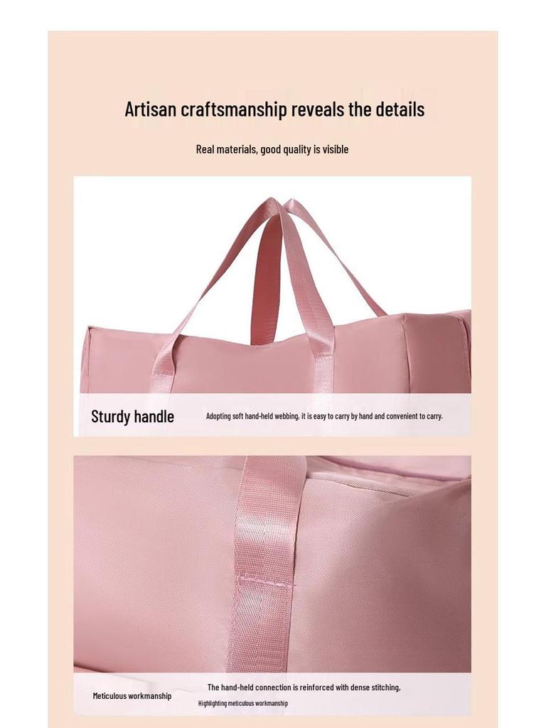 Foldable Travel Duffel: Large Capacity Crossbody Bag for Business Trips