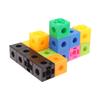 50/100Pcs Home School Preschool Connected Cube Toys For Mathematical Counting Plastic Counting