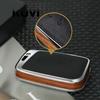 Alloy Leather Car Key Cover For Vw Volkswagen Magotan Passat B8 Skoda Superb Kodiaq A7 Smart Keychain Remote Fob Protector Case