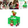 Christmas Holiday Party Gift Box With Paper Material And Tree Design For Family Or Friend Gifts
