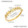 18K Gold-Plated Bracelet Set: Stainless Steel Heart, Flower & Zircon Details with Full Diamond Texture.