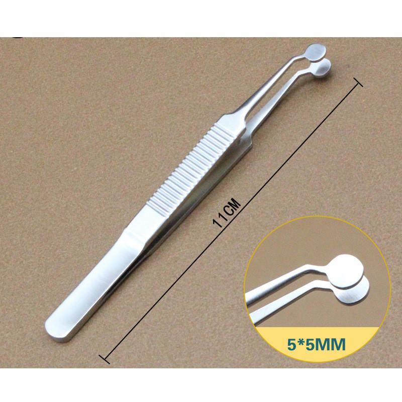 Care Medical Eye Stainless Steel Massage Tweezers For Eyelid Relief Blockage