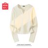 Women's V-Neck Long Sleeve Slim Fit T-Shirt