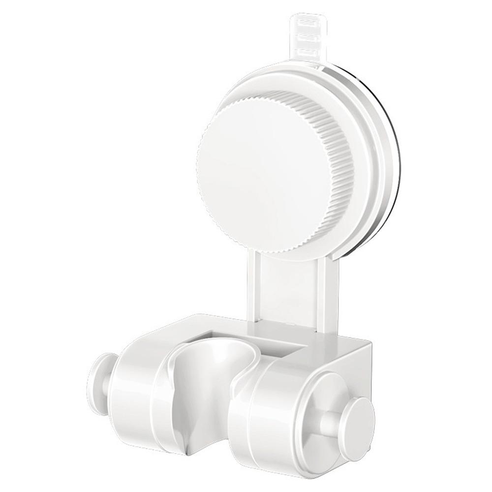 

Adjustable Showerhead Bracket Suction Cup Shower Base Supports Bathroom Accessory белый